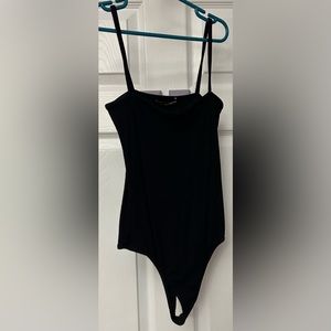 Brandy Melville Ribber Straightneck Bodysuit